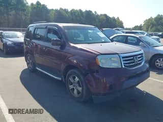 2014 Honda Pilot EX-L with VIN 5FNYF4H71EB001743, listed as a IAAI auction lot 43274349 with 251,219 mi miles and . Bid and sale history available at DreamBid. Image 1.