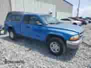 2001 Dodge Dakota Sport with VIN 1B7GG22N61S246488, listed as a Copart auction lot 55650825 with 142,192 mi miles and Salvage title. Bid and sale history available at DreamBid. Image 4.