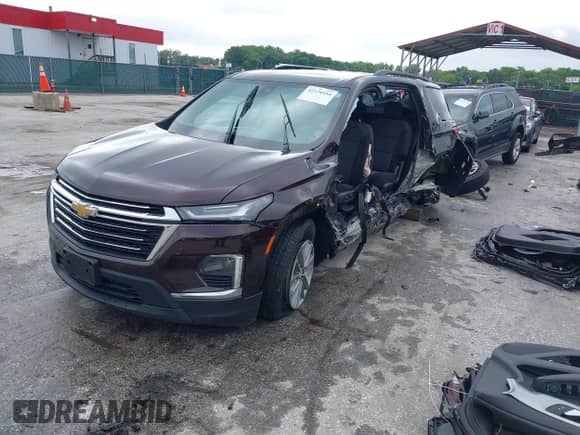 2022 Chevrolet Traverse LT Cloth with VIN 1GNEVGKW2NJ155658, listed as a IAAI auction lot 42370554 with 59,940 mi miles and . Bid and sale history available at DreamBid. Image 18.