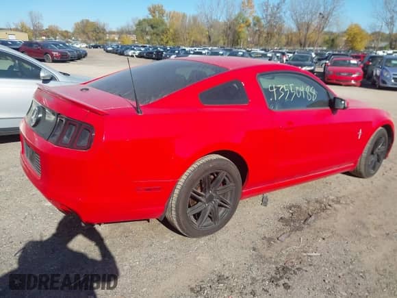 2014 Ford Mustang Premium with VIN 1ZVBP8AM1E5203717, listed as a IAAI auction lot 43550488 with 106,905 mi miles and . Bid and sale history available at DreamBid. Image 4.