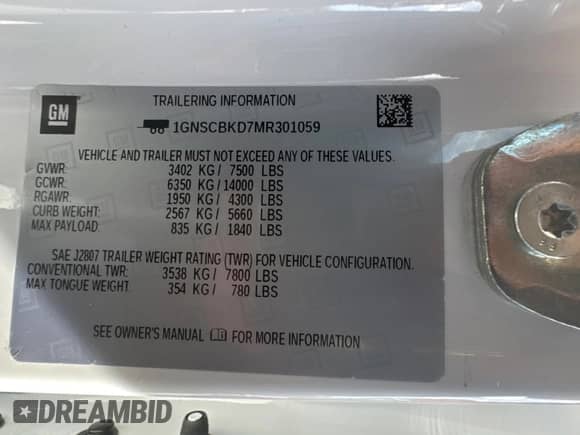 2021 Chevrolet Suburban LS with VIN 1GNSCBKD7MR301059, listed as a Copart auction lot 77436554 with 54,279 mi miles and Clean title. Bid and sale history available at DreamBid. Image 10.