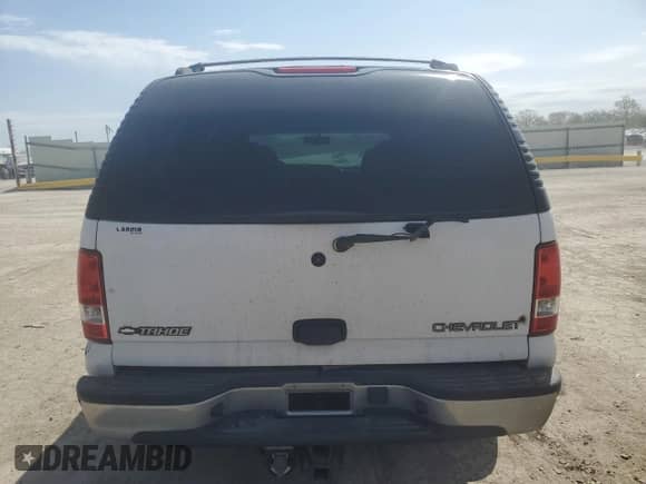 2002 Chevrolet Tahoe LS with VIN 1GNEC13Z22R173750, listed as a Copart auction lot 53551715 with 202,011 mi miles and Salvage title. Bid and sale history available at DreamBid. Image 6.