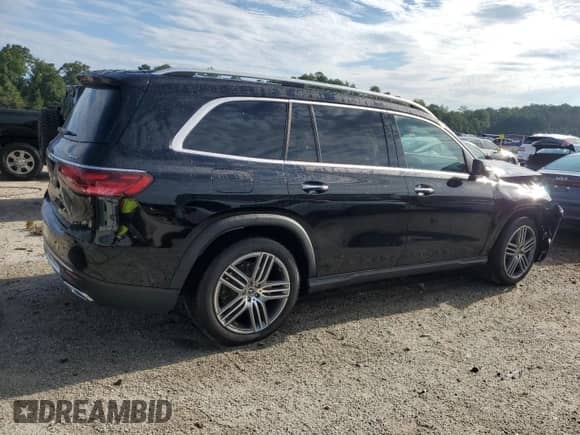 2025 Mercedes-Benz GLS 450 z VIN 4JGFF5KE7SB430335, wystawiony jako Copart lot #69439815 z przebiegiem 8 872 mil mil oraz Czysty tytuł • Clean title. Historia ofert i sprzedaży dostępna na DreamBid. Obrazek 3.