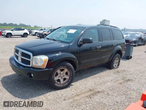 2005 Dodge Durango SLT with VIN 1D4HB48D35F576037, listed as a IAAI auction lot 42873937 with 238,266 mi miles and . Bid and sale history available at DreamBid. Image 2.
