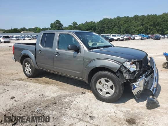 2008 Nissan Frontier SE with VIN 1N6AD07U18C443444, listed as a Copart auction lot 62741055 with 213,051 mi miles and Salvage title. Bid and sale history available at DreamBid. Image 4.