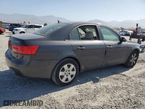 2009 Hyundai Sonata GLS z VIN 5NPET46FX9H455387, wystawiony jako Copart lot #61296345 z przebiegiem 328 304 mil mil oraz Szkoda całkowita • Salvage title. Historia ofert i sprzedaży dostępna na DreamBid. Obrazek 3.