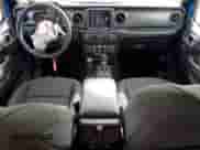 2023 Jeep Wrangler Sport S with VIN 1C4HJXDG7PW677814, listed as a Copart auction lot 67802085 with 28,546 mi miles and Salvage title. Bid and sale history available at DreamBid. Image 8.