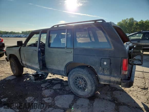 1994 Chevrolet Blazer LT z VIN 1GNDT13W7R2114715, wystawiony jako Copart lot #70668345 z przebiegiem 191 281 mil mil oraz Szkoda całkowita • Salvage title. Historia ofert i sprzedaży dostępna na DreamBid. Obrazek 2.
