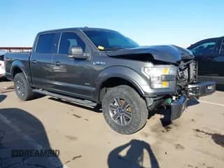 2017 Ford F-150 XLT with VIN 1FTEW1EGXHKE52215, listed as a IAAI auction lot 43437046 with 98,417 mi miles and . Bid and sale history available at DreamBid. Image 1.