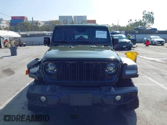 2024 Jeep Wrangler Sport S with VIN 1C4PJXDN0RW107960, listed as a IAAI auction lot 43155437 with 9,103 mi miles and . Bid and sale history available at DreamBid. Image 12.