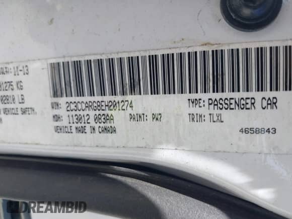 2014 Chrysler 300 z VIN 2C3CCARG8EH201274, wystawiony jako IAAI lot #42227142 z przebiegiem 151 514 mil mil oraz . Historia ofert i sprzedaży dostępna na DreamBid. Obrazek 9.