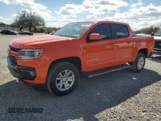 2022 Chevrolet Colorado 2WD LT z VIN 1GCGSCEN1N1107915, wystawiony jako Copart lot #87043735 z przebiegiem 85 321 mil mil oraz Szkoda całkowita • Salvage title. Historia ofert i sprzedaży dostępna na DreamBid. Obrazek 1.