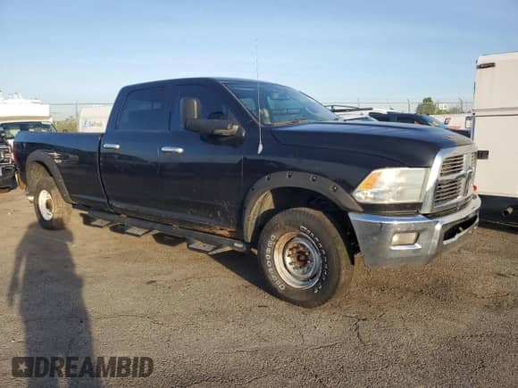 2010 Dodge 2500 SLT with VIN 3D7UT2CL4AG179852, listed as a Copart auction lot 53741455 with 228,412 mi miles and Salvage title. Bid and sale history available at DreamBid. Image 4.
