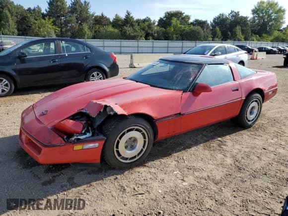 1987 Chevrolet Corvette с VIN 1G1YY2187H5113902, выставлен на аукционе Copart как лот 71399325 с пробегом 91 560 миль миль и Списание • Salvage title. История ставок и продаж доступна на DreamBid. Изображение 1.