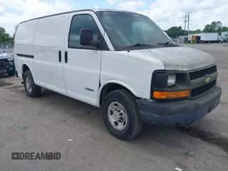 2004 Chevrolet Express Cargo с VIN 1GCHG35U741197230, выставлен на аукционе IAAI как лот 42770936 с пробегом 242 412 миль миль и . История ставок и продаж доступна на DreamBid. Изображение 1.