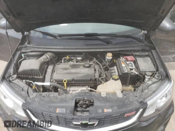 2018 Chevrolet Sonic LT with VIN 1G1JD6SH4J4105786, listed as a Copart auction lot 82356244 with Not provided miles and Non repairable. Bid and sale history available at DreamBid. Image 12.