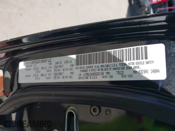 2011 Ram 1500 ST with VIN 1D7RB1GKXBS635108, listed as a IAAI auction lot 41969591 with 178,618 mi miles and . Bid and sale history available at DreamBid. Image 9.