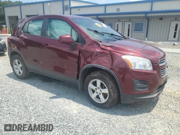 2016 Chevrolet Trax LS z VIN 3GNCJNSB5GL116918, wystawiony jako Copart lot #64138755 z przebiegiem 51 320 mil mil oraz Szkoda całkowita • Salvage title. Historia ofert i sprzedaży dostępna na DreamBid. Obrazek 4.