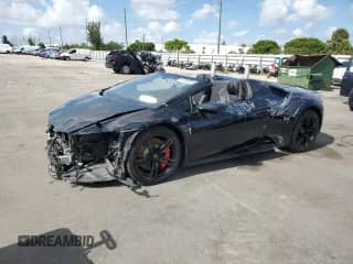 2020 Lamborghini Huracan с VIN ZHWUT5ZF6LLA15581, выставлен на аукционе Copart как лот 59759395 с пробегом Не указан миль и Списание • Salvage title. История ставок и продаж доступна на DreamBid. Изображение 1.