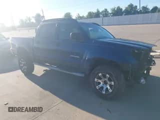 2005 Toyota Tacoma PreRunner with VIN 3TMJU62N75M004880, listed as a IAAI auction lot 43383822 with 198,672 mi miles and . Bid and sale history available at DreamBid. Image 1.