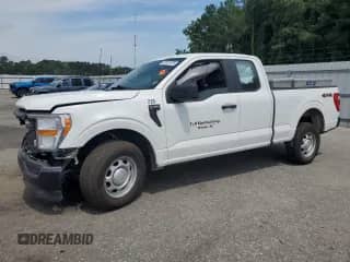 2021 Ford F-150 XL z VIN 1FTFX1E5XMFC36187, wystawiony jako Copart lot #60601635 z przebiegiem 116 495 mil mil oraz Szkoda całkowita • Salvage title. Historia ofert i sprzedaży dostępna na DreamBid. Obrazek 1.