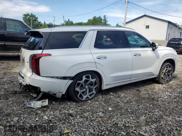 2022 Hyundai Palisade Calligraphy с VIN KM8R7DHE1NU386627, выставлен на аукционе Copart как лот 60686744 с пробегом 41 519 миль миль и Списание • Salvage title. История ставок и продаж доступна на DreamBid. Изображение 3.