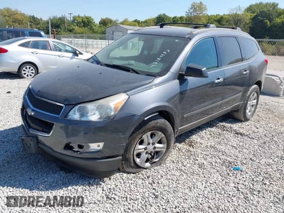 2012 Chevrolet Traverse LS с VIN 1GNKRFED5CJ347519, выставлен на аукционе IAAI как лот 43184498 с пробегом 127 728 миль миль и . История ставок и продаж доступна на DreamBid. Изображение 2.