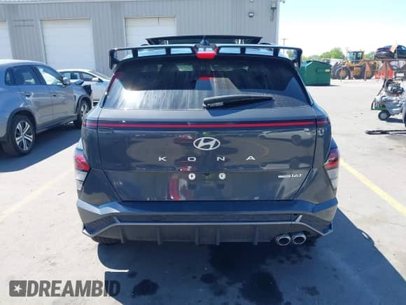 2024 Hyundai Kona N Line с VIN KM8HACA35RU066992, выставлен на аукционе IAAI как лот 42210458 с пробегом 9 533 миль миль и . История ставок и продаж доступна на DreamBid. Изображение 16.