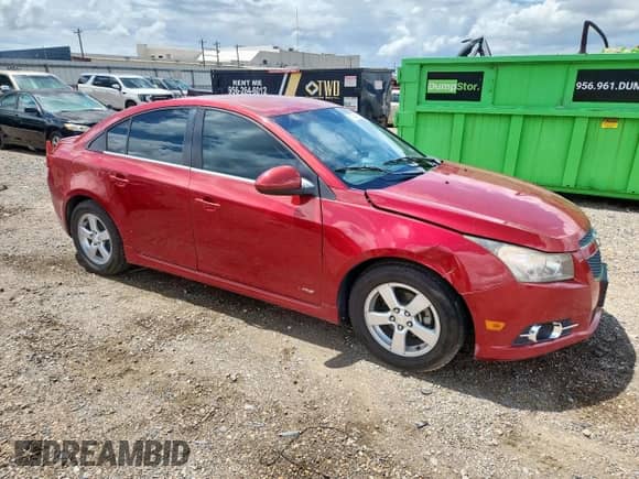2014 Chevrolet Cruze 1LT with VIN 1G1PC5SB2E7398370, listed as a Copart auction lot 81267415 with Not provided miles and Salvage title. Bid and sale history available at DreamBid. Image 4.
