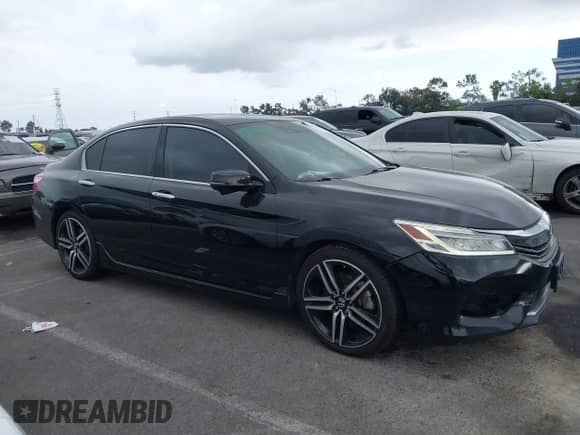 2016 Honda Accord Touring with VIN 1HGCR3F93GA025121, listed as a IAAI auction lot 43313036 with 135,598 mi miles and . Bid and sale history available at DreamBid. Image 13.