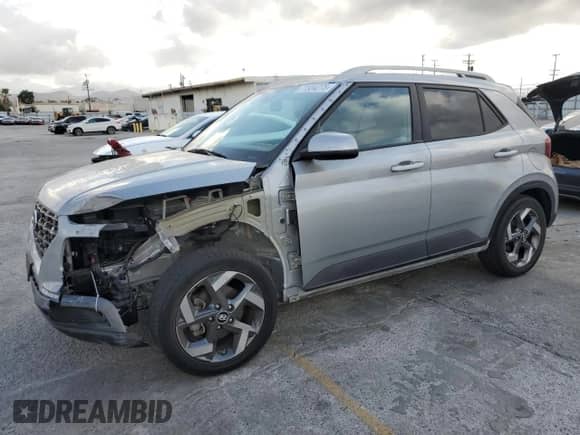 2021 Hyundai Venue Denim with VIN KMHRC8A38MU072127, listed as a Copart auction lot 71934275 with 14,414 mi miles and Salvage title. Bid and sale history available at DreamBid. Image 1.