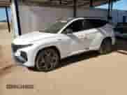 2024 Hyundai Tucson N Line with VIN KM8JFCD13RU158860, listed as a Copart auction lot 87389865 with 25,856 mi miles and Salvage title. Bid and sale history available at DreamBid. Image 1.