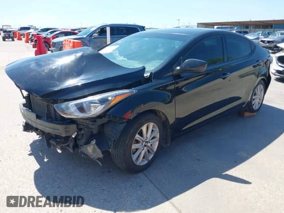 2015 Hyundai Elantra SE with VIN 5NPDH4AE4FH599217, listed as a IAAI auction lot 43132449 with 163,098 mi miles and . Bid and sale history available at DreamBid. Image 2.