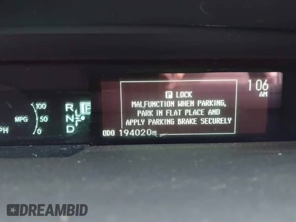 2013 Toyota Prius One with VIN JTDKN3DU4D5631299, listed as a IAAI auction lot 43110671 with 194,020 mi miles and . Bid and sale history available at DreamBid. Image 15.
