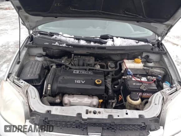 2008 Chevrolet Aveo LS z VIN KL1TD56638B007526, wystawiony jako Copart lot #76838014 z przebiegiem 91 805 mil mil oraz Szkoda całkowita • Salvage title. Historia ofert i sprzedaży dostępna na DreamBid. Obrazek 11.