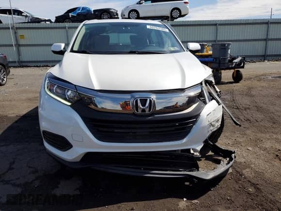 2022 Honda HR-V LX with VIN 3CZRU6H34NM723796, listed as a Copart auction lot 80263385 with 39,048 mi miles and Salvage title. Bid and sale history available at DreamBid. Image 5.