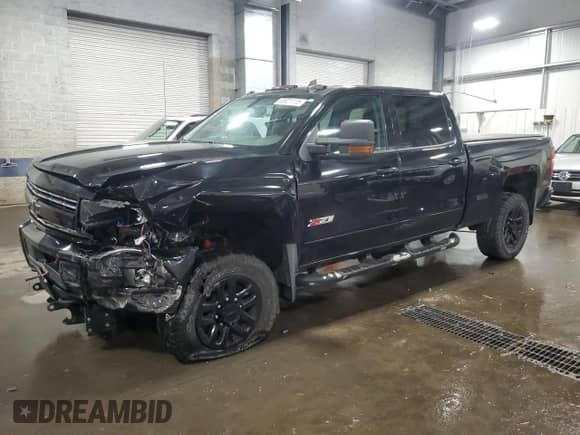 2018 Chevrolet Silverado 2500HD LTZ с VIN 1GC1KWEG8JF145258, выставлен на аукционе Copart как лот 68921115 с пробегом 96 594 миль миль и Списание • Salvage title. История ставок и продаж доступна на DreamBid. Изображение 1.
