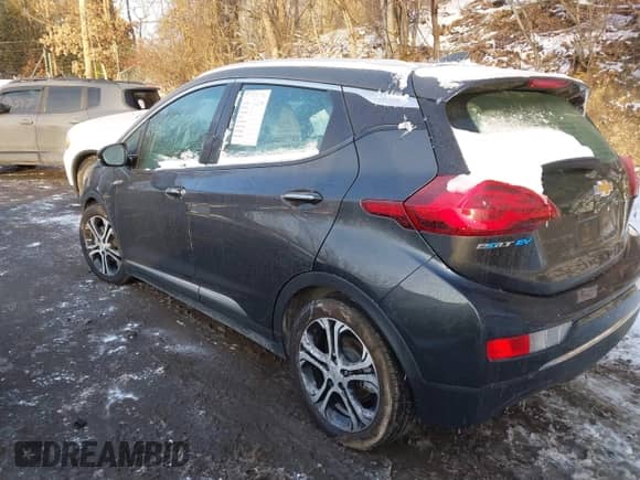 2021 Chevrolet Bolt EV Premier with VIN 1G1FZ6S09M4113694, listed as a IAAI auction lot 41378289 with 40,979 mi miles and . Bid and sale history available at DreamBid. Image 3.