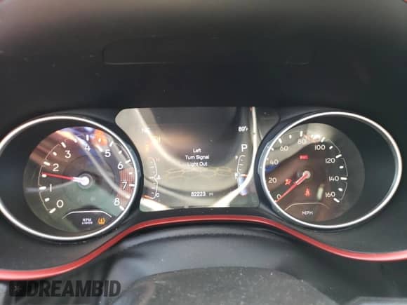 2019 Jeep Compass Trailhawk с VIN 3C4NJDDB1KT766623, выставлен на аукционе Copart как лот 70786875 с пробегом 82 223 миль миль и Списание • Salvage title. История ставок и продаж доступна на DreamBid. Изображение 9.