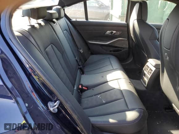 2021 BMW M3 with VIN WBS53AY06MFL37453, listed as a Copart auction lot 44033564 with 21,598 mi miles and Salvage title. Bid and sale history available at DreamBid. Image 10.