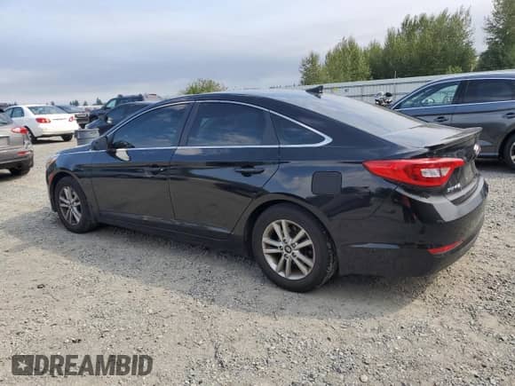 2017 Hyundai Sonata 2.4L with VIN 5NPE24AF9HH523056, listed as a Copart auction lot 70956255 with 126,395 mi miles and Salvage title. Bid and sale history available at DreamBid. Image 2.