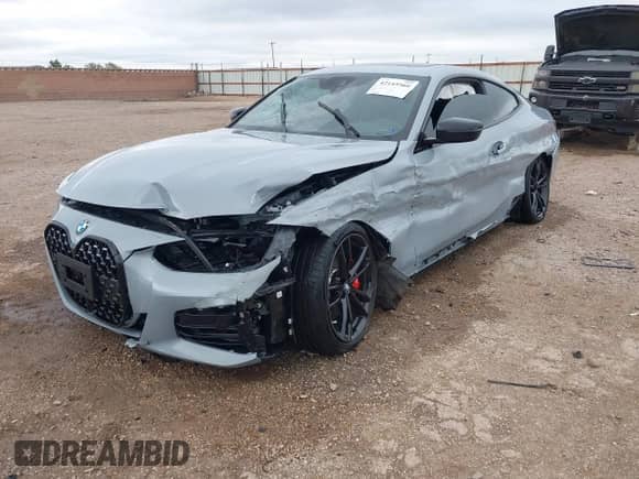 2023 BMW 4 Series 430i xDrive z VIN WBA73AP0XPCL78110, wystawiony jako IAAI lot #42145560 z przebiegiem 11 855 mil mil oraz . Historia ofert i sprzedaży dostępna na DreamBid. Obrazek 2.