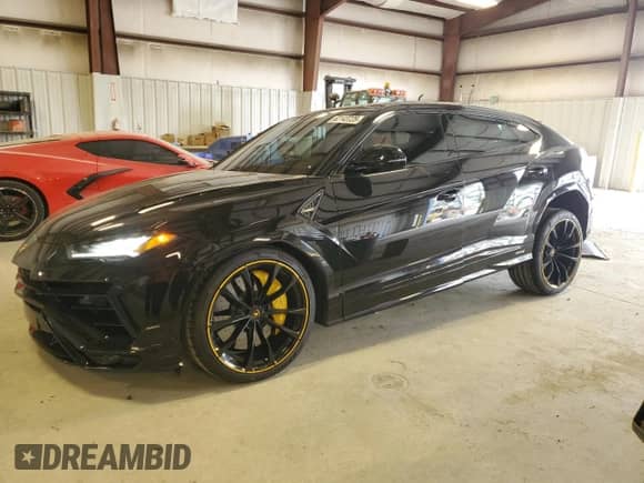 2024 Lamborghini Urus S с VIN ZPBUB3ZLXRLA32288, выставлен на аукционе Copart как лот 62143725 с пробегом 3 107 миль миль и Списание • Salvage title. История ставок и продаж доступна на DreamBid. Изображение 1.