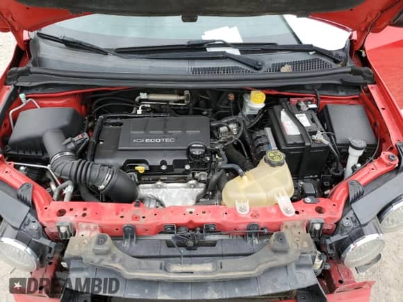 2015 Chevrolet Sonic RS with VIN 1G1JG6SB6F4147550, listed as a Copart auction lot 55846265 with 132,404 mi miles and Salvage title. Bid and sale history available at DreamBid. Image 11.