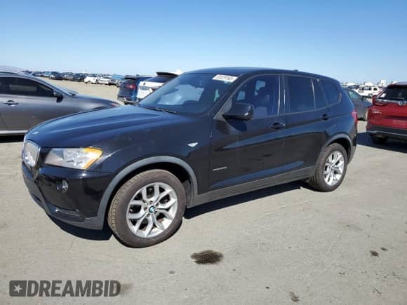 2013 BMW X3 xDrive28i z VIN 5UXWX9C50D0A32035, wystawiony jako Copart lot #85529165 z przebiegiem 93 493 mil mil oraz Czysty tytuł • Clean title. Historia ofert i sprzedaży dostępna na DreamBid. Obrazek 1.