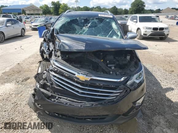 2019 Chevrolet Equinox Premier with VIN 3GNAXNEV9KL209297, listed as a Copart auction lot 64791585 with 105,810 mi miles and Salvage title. Bid and sale history available at DreamBid. Image 5.