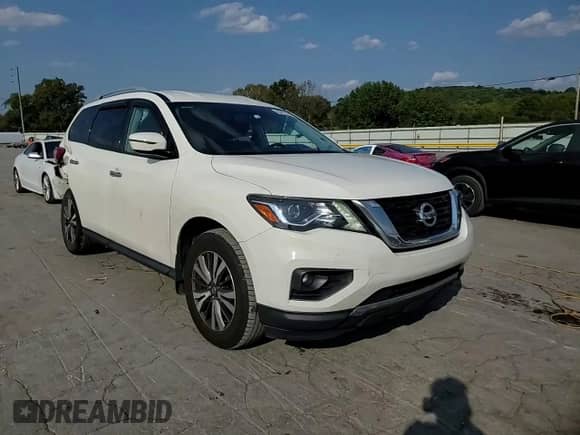 2017 Nissan Pathfinder SV with VIN 5N1DR2MM2HC913204, listed as a Copart auction lot 80472595 with 125,897 mi miles and Salvage title. Bid and sale history available at DreamBid. Image 13.