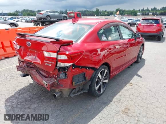 2018 Subaru Impreza Special Sports with VIN 4S3GKAM68J3619734, listed as a IAAI auction lot 42335223 with 44,665 mi miles and . Bid and sale history available at DreamBid. Image 4.