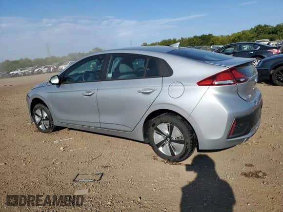 2022 Hyundai Ioniq Blue with VIN KMHC65LC8NU274329, listed as a Copart auction lot 80215775 with 74,793 mi miles and Salvage title. Bid and sale history available at DreamBid. Image 2.