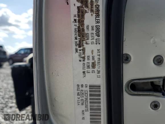 2013 Dodge Dart SXT with VIN 1C3CDFBA2DD268755, listed as a Copart auction lot 87182405 with 169,441 mi miles and Salvage title. Bid and sale history available at DreamBid. Image 12.